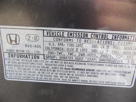 2016 Honda Odyssey EX Gray 3.5L AT 2WD #A24915